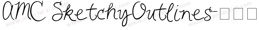 AMC SketchyOutlines字体转换